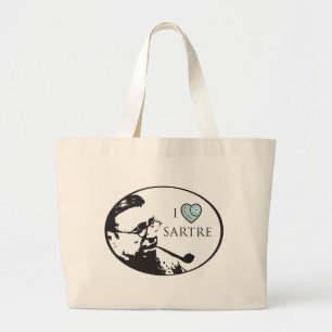 I Liebesartre-Taschen-Tasche Jumbo Stoffbeutel