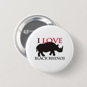 I Liebeschwarze Rhinos Button (Vorne & Hinten)