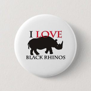 I Liebeschwarze Rhinos Button