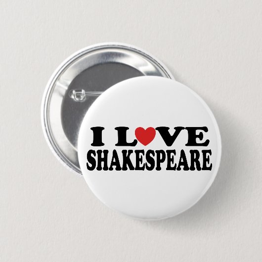 I Liebeshakespeare-Geschenk Button (Vorne & Hinten)