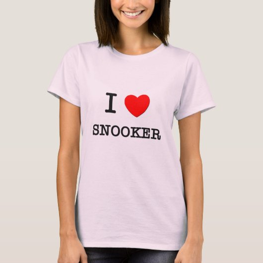 I LiebeSnooker T-Shirt (Vorderseite)