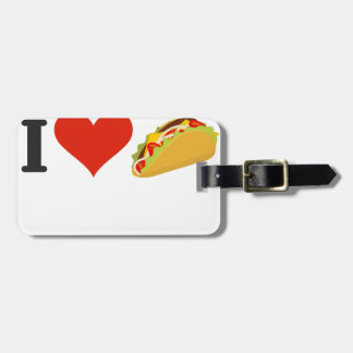 I LiebeTacos für Taco-Liebhaber Gepäckanhänger