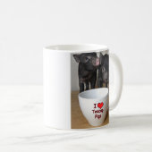 I Liebeteacup-Schwein-Tasse Kaffeetasse (VorderseiteRechts)