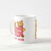 I Liebeteddy-Bär Kaffeetasse (Vorderseite Links)