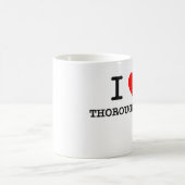 I LiebeThoroughbreds (Pferde) Kaffeetasse (Mittel)