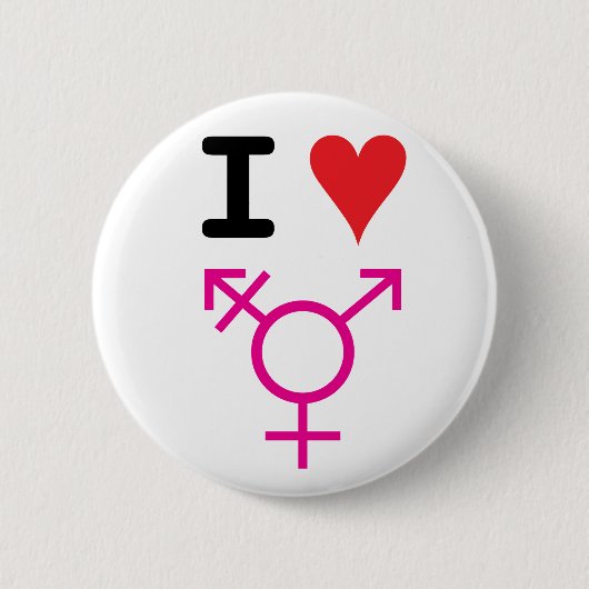 I LiebeTransgender Button (Vorderseite)