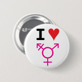 I LiebeTransgender Button (Vorne & Hinten)