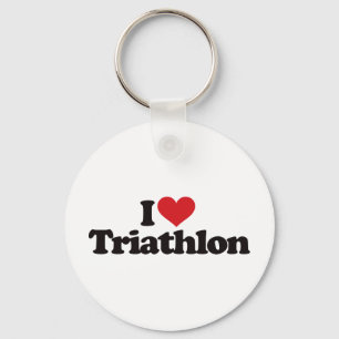 I LiebeTriathlon Schlüsselanhänger