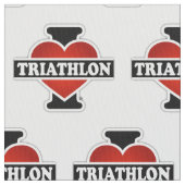 I LiebeTriathlon Stoff (Nahaufnahme)