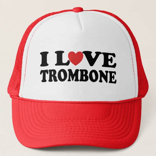 I LiebeTrombone Truckerkappe (Vorderseite)