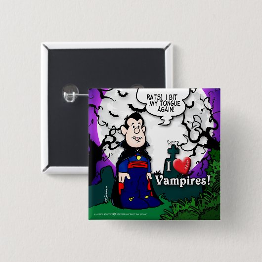 I LiebeVampires Button (Vorne & Hinten)