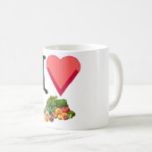 I Liebeveggies-Tasse Kaffeetasse (VorderseiteRechts)