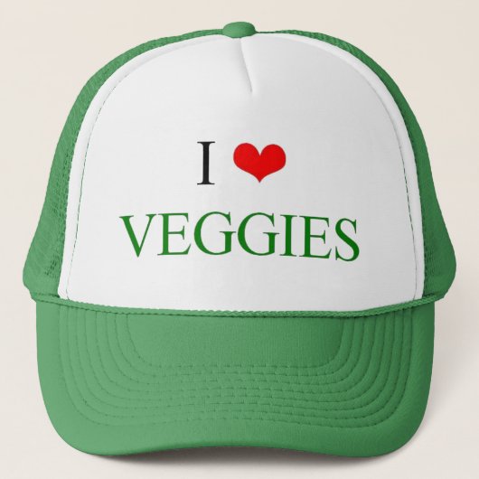 I LiebeVeggies Truckerkappe (Vorderseite)