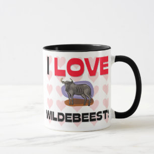 I LiebeWildebeests Tasse