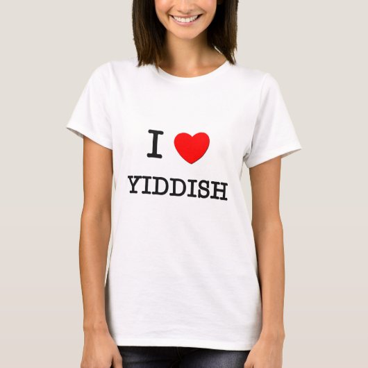 I LiebeYiddish T-Shirt (Vorderseite)