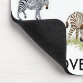 I LiebeZebras Mousepad (Ecke)