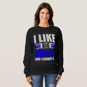 I Like Big Boxes Postal Mailman Worker Postmen Sweatshirt (Vorne ganz)