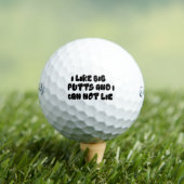 I Like Big Putts Golf Balls - Funny Golf Puns Golfball (Insitu T-Shirt)