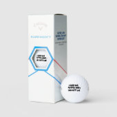 I Like Big Putts Golf Balls - Funny Golf Puns Golfball (Verpackung)