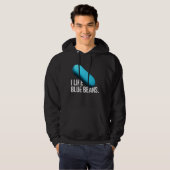 I like blue beans pills meds hoodie (Vorne ganz)