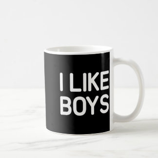 I Like Boys Funny Jokes Sarcastic  Kaffeetasse