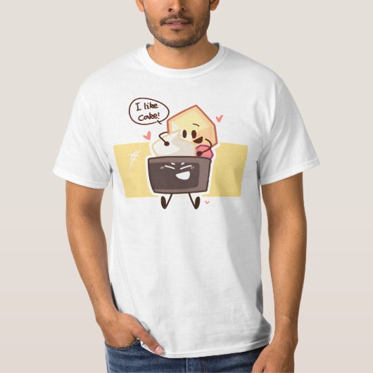 i like cake - bfb cake T-Shirt (Vorderseite)