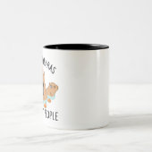 I like Capybaras and maybe 3 people Funny Baby Zweifarbige Tasse (Mittel)