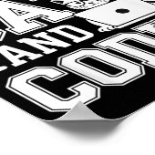 I Like Cats And Coding Programmer On Tech _-  Poster (Ecke)