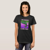 I Like Chameleons Maybe 3 People Quote Lizard Gra T-Shirt (Vorne ganz)