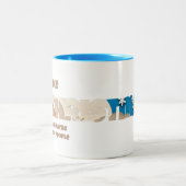 I Like Christmas and Maybe Zweifarbige Tasse (Mittel)