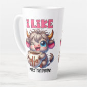 I Like Coffee More Than People Milchtasse (Linke Ecke)