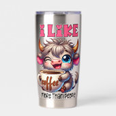 I Like Coffee More Than People Thermobecher (Vorderseite)