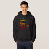 I Like Coffee My Aussie and Maybe Three People Ret Hoodie (Vorne ganz)