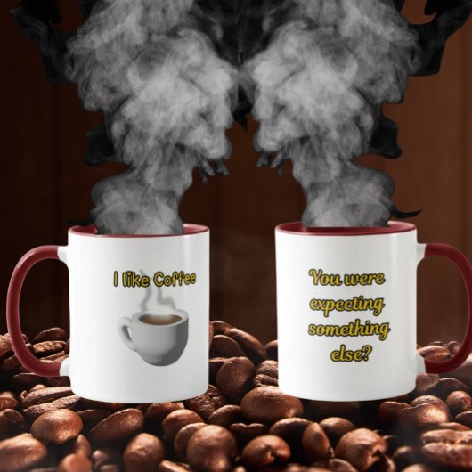 I like coffee  tasse