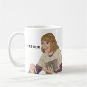 I Like D Retro 80s Sarcasm – "I like Dick!" Kaffeetasse (Links)