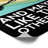 I Like Darts Cricket Dart 501 Beer Retro Funny Thr Poster (Ecke)