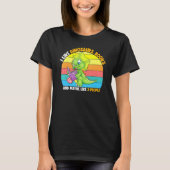 I Like Dinosaurs Books And Maybe 3 People Reader B T-Shirt (Vorderseite)