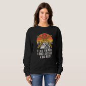I Like Em with Long Legs Animal Stalking Hunting G Sweatshirt (Vorne ganz)