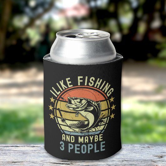I Like Fishing and Maybe 3 | Gift for fishermen Dosenkühler