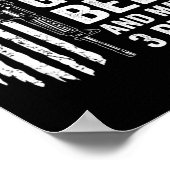 I Like Guns Beer Maybe 3 People Funny Drinking  Poster (Ecke)