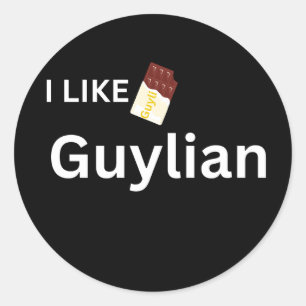 i like guylian runder aufkleber