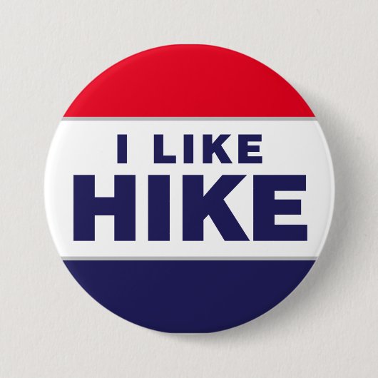 I like HIKE Button, Standard, 3 Inch Button (Vorderseite)
