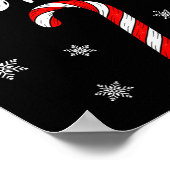 I Like His Candy Cane Christmas Couples Xmas Match Poster (Ecke)