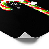 I Like His Candy Cane Couple Matching Christmas Me Poster (Ecke)