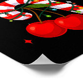 I Like His Candy Cane Couples Matching Christmas F Poster (Ecke)