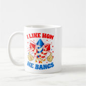 I Like How He Bangs Fireworks 4th Of July Funny Co Kaffeetasse (Links)