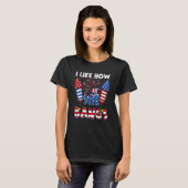 I Like How She Bangs Couple 4th Of July Firecrack T-Shirt (Vorne ganz)