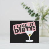 I Like it Dirty Postcards Postkarte (Stehend Vorderseite)