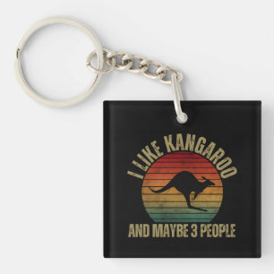 I LIKE KANGAROO AND MAYBE 3 PEOPLE SCHLÜSSELANHÄNGER