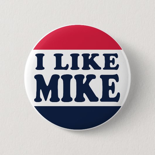 I-LIKE-MIKE-BUTTON BUTTON (Vorderseite)